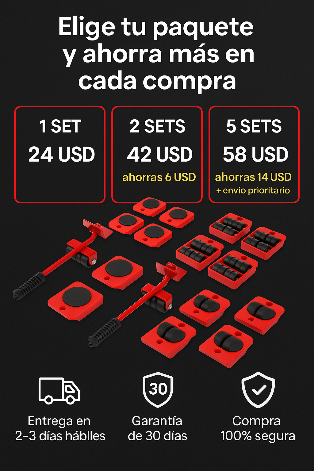 MoveEasy™ - Kit Elevador 5 en 1